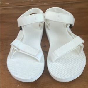 Teva Women's White Sandals Size 8